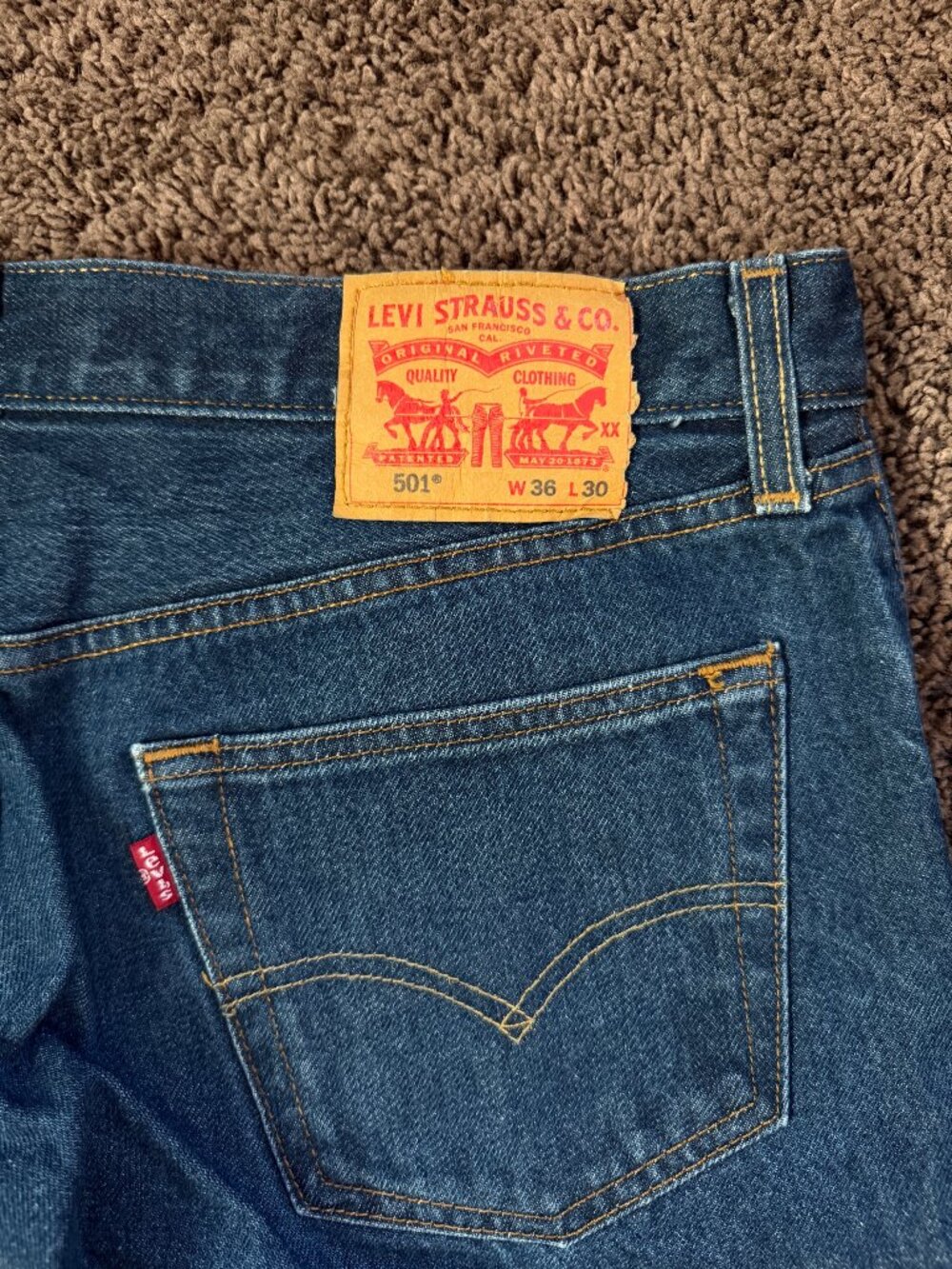 Levis 501 36X30